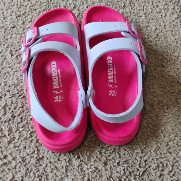 Birkenstock Girls Mogami Sandal Pink/Purple - Picture 4 of 7